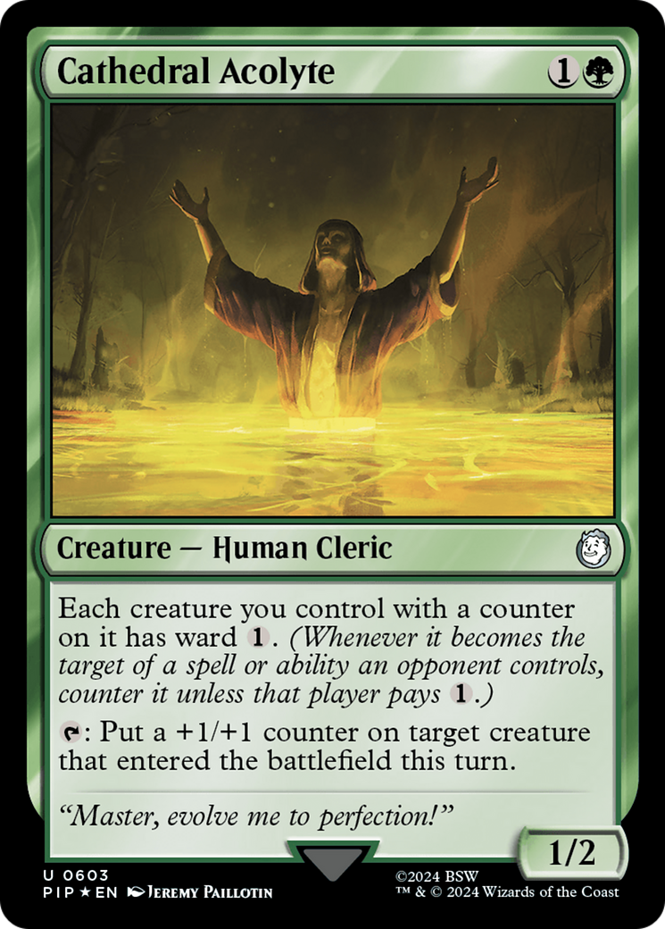 {C} Cathedral Acolyte (Surge Foil) [Fallout][PIP 603]