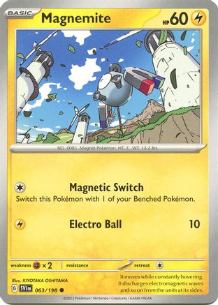 [PKM] Magnemite 63 - SV01 Scarlet & Violet Base Set