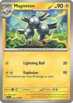 [PKM] Magneton 64 - SV01 Scarlet & Violet Base Set