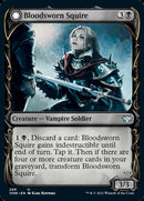 {C} Bloodsworn Squire // Bloodsworn Knight (Showcase Fang Frame) [Innistrad: Crimson Vow][VOW 289]