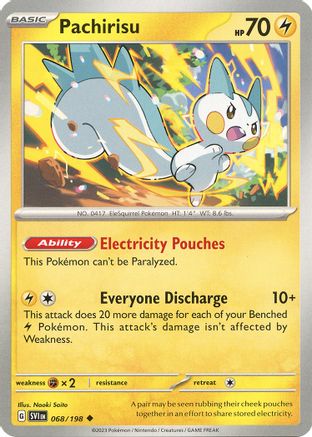 [PKM] Pachirisu - 068/198 68 - SV01 Scarlet & Violet Base Set