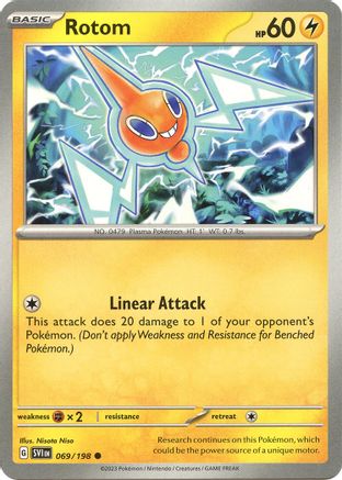 [PKM] Rotom - 069/198 69 - SV01 Scarlet & Violet Base Set