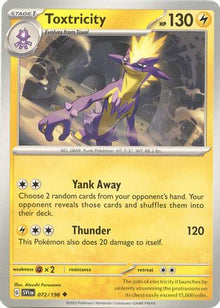 [PKM] Toxtricity 72 - SV01 Scarlet & Violet Base Set