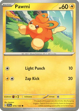 [PKM] Pawmi - 074/198 74 - SV01 Scarlet & Violet Base Set