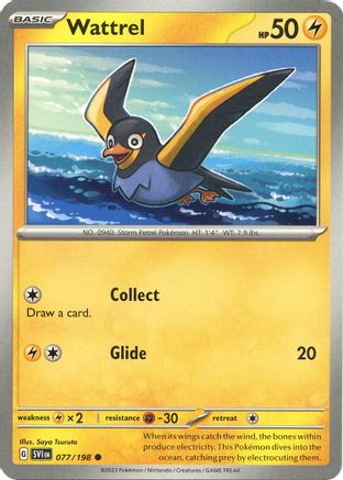 [PKM] Wattrel - 077/198 77 - SV01 Scarlet & Violet Base Set