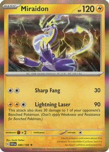 [PKM] Miraidon 80 - SV01 Scarlet & Violet Base Set Holofoil