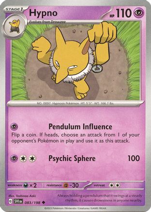 [PKM] Hypno 83 - SV01 Scarlet & Violet Base Set