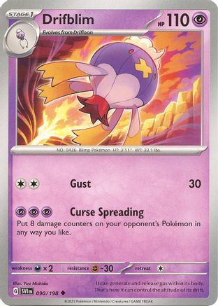 Drifblim 90 - SV01 Scarlet & Violet Base Set