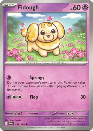 [PKM] Fidough - 098/198 98 - SV01 Scarlet & Violet Base Set