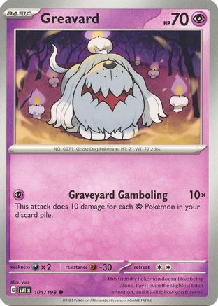 [PKM] Greavard (104/198) [Scarlet & Violet: Base Set]