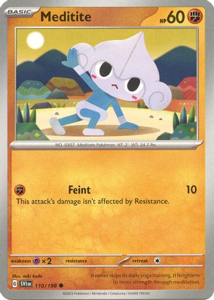 [PKM] Meditite - 110/198 110 - SV01 Scarlet & Violet Base Set
