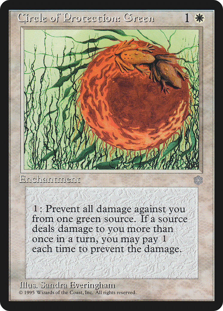 {C} Circle of Protection: Green [Ice Age][ICE 014]