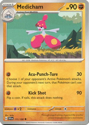 [PKM] Medicham - 111/198 111 - SV01 Scarlet & Violet Base Set