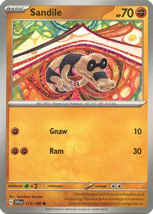 [PKM] Sandile - 115/198 115 - SV01 Scarlet & Violet Base Set