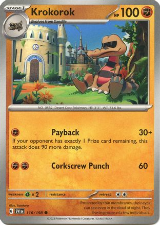 [PKM] Krokorok 116 - SV01 Scarlet & Violet Base Set