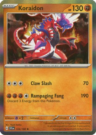[PKM] Koraidon 124 - SV01 Scarlet & Violet Base Set Holofoil