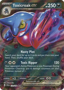 [PKM] Toxicroak ex - 131/198 131 - SV01 Scarlet & Violet Base Set Holofoil