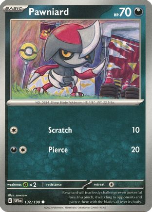Pawniard 132 - SV01 Scarlet & Violet Base Set