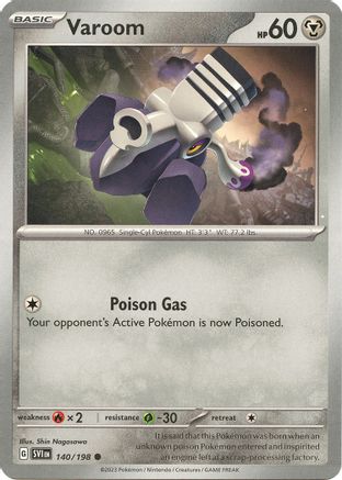 [PKM] Varoom - 140/198 140 - SV01 Scarlet & Violet Base Set
