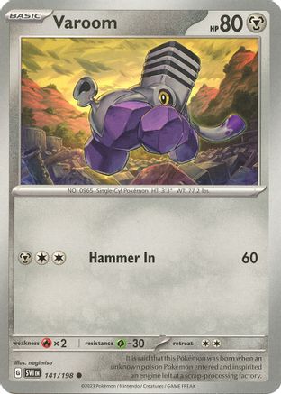 [PKM] Varoom - 141/198 141 - SV01 Scarlet & Violet Base Set