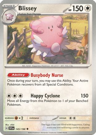 Blissey 145 - SV01 Scarlet & Violet Base Set