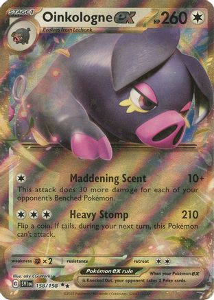 [PKM] Oinkologne ex - 158/198 158 - SV01 Scarlet & Violet Base Set Holofoil