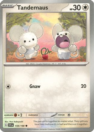 [PKM] Tandemaus - 159/198 159 - SV01 Scarlet & Violet Base Set