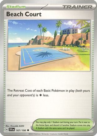 [PKM] Beach Court 167 - SV01 Scarlet & Violet Base Set