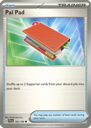 [PKM] Pal Pad 182 - SV01 Scarlet & Violet Base Set