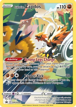[PKM-R] Galarian Zapdos (SWSH283) [Sword & Shield: Black Star Promos]