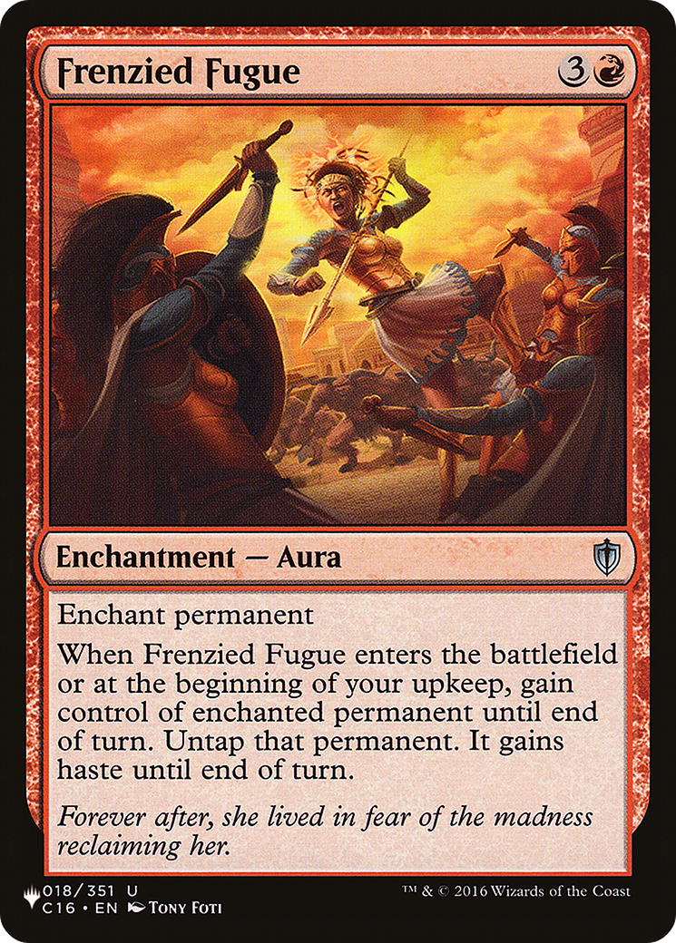 {C} Frenzied Fugue [LIST C16-18]
