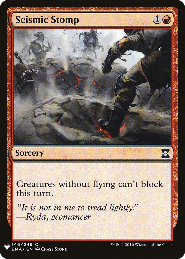 {C} Seismic Stomp [Mystery Booster][LS EMA 146]