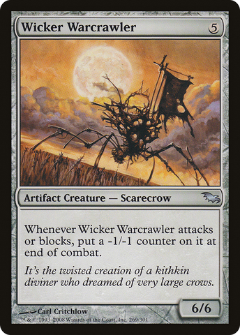 {C} Wicker Warcrawler [Shadowmoor][SHM 269]