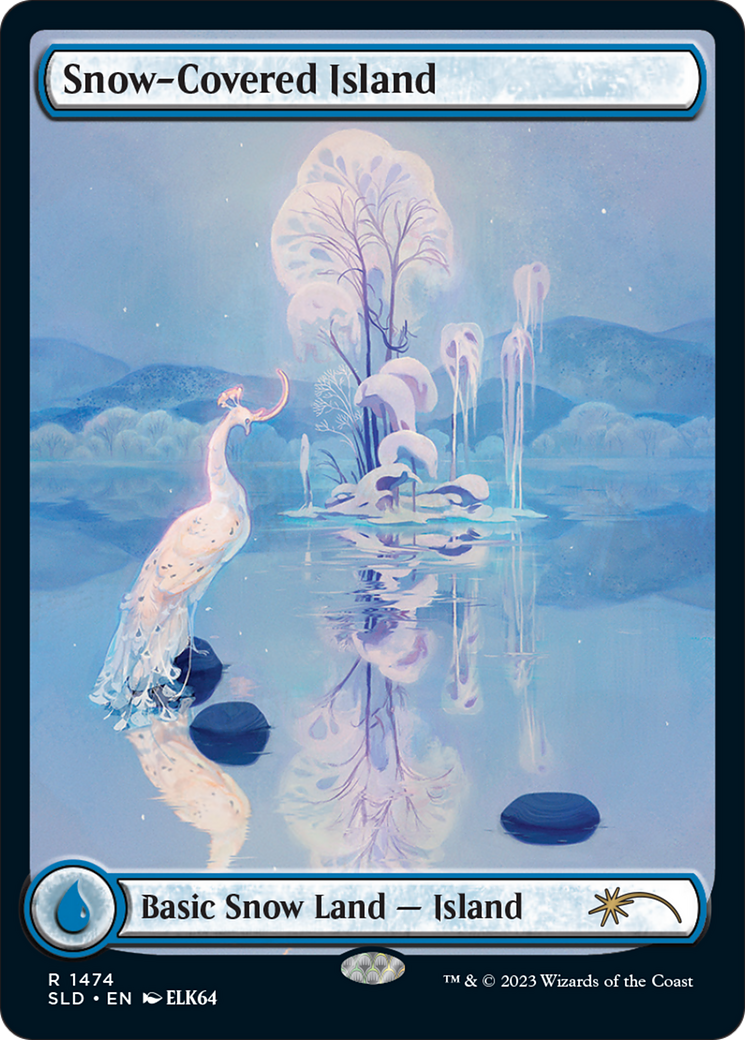 {R} Snow-Covered Island (1474) [Secret Lair Drop Series][SLD 1474]
