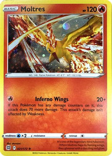 [PKM] Moltres (021/172) (Cosmos Holo) [Sword & Shield: Brilliant Stars]