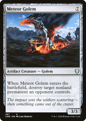 {C} Meteor Golem (467) [Commander Legends][CMR 467]