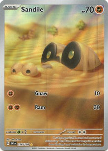 [PKM] Sandile - 216/198 216 - SV01 Scarlet & Violet Base Set Holofoil