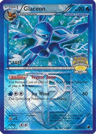 [PKM] Glaceon (023/116) (City Championships) (Staff) [League & Championship Cards]