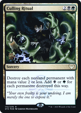 {R} Culling Ritual [Strixhaven: School of Mages Prerelease Promos][PR STX 172]