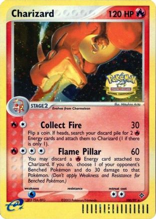 [PKM] Charizard (100/097) (National Championships) [League & Championship Cards]