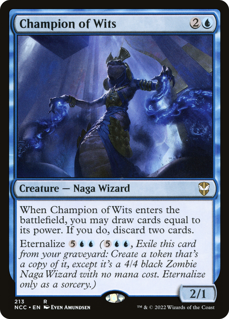 {R} Champion of Wits [Streets of New Capenna Commander][NCC 213]
