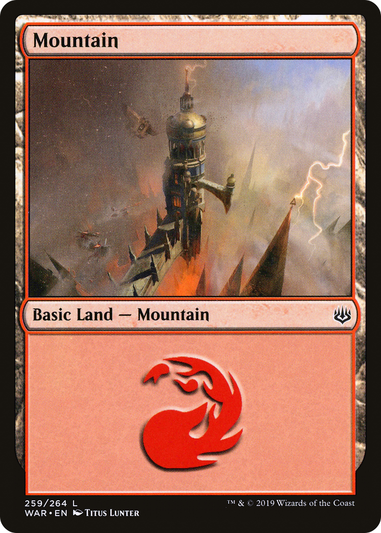 {B}[WAR 259] Mountain (259) [War of the Spark]