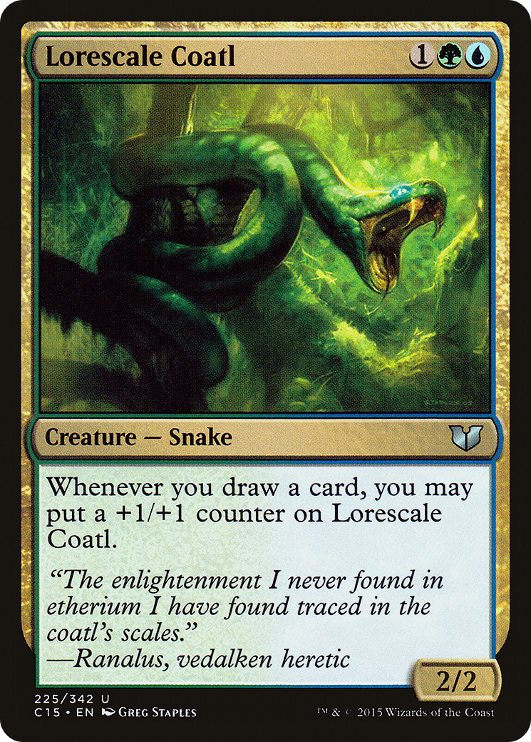 {C} Lorescale Coatl [Commander 2015][C15 225]