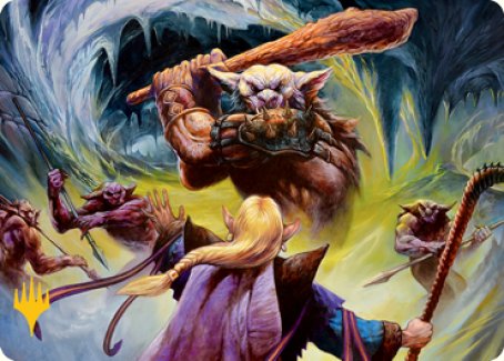 {A} Den of the Bugbear (Dungeon Module) Art Card (Gold-Stamped Signature) [Dungeons & Dragons: Adventures in the Forgotten Realms Art Series][GS AAFR 034]