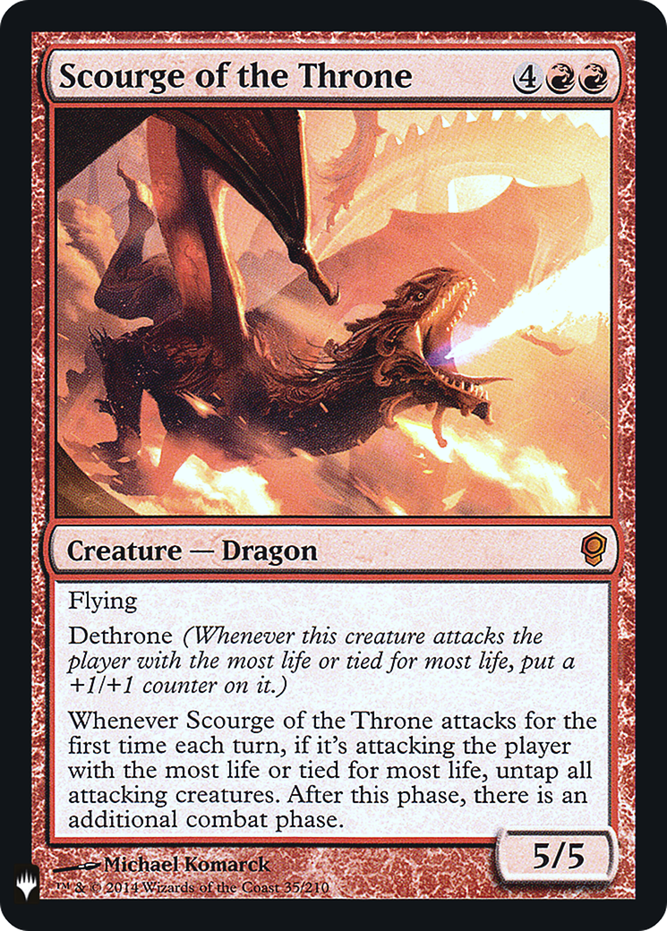 Scourge of the Throne [PLST-CNS-35]  Foil