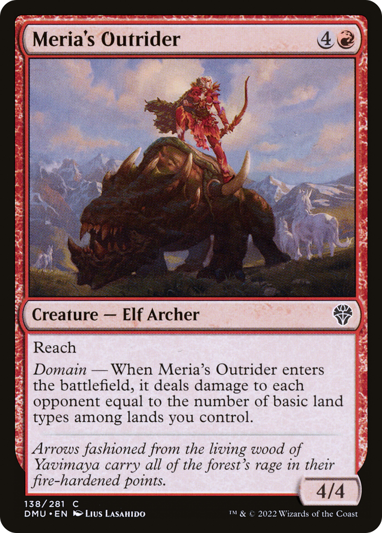 {C} Meria's Outrider [Dominaria United][DMU 138]