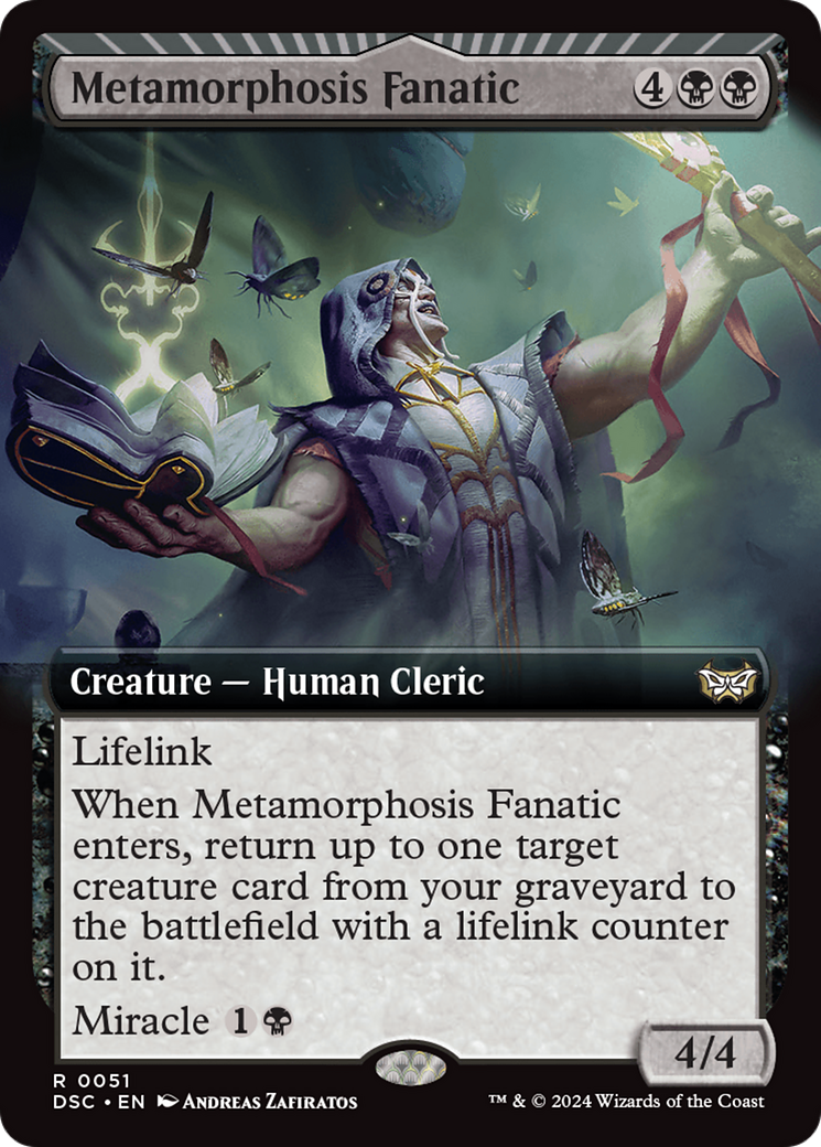{R} Metamorphosis Fanatic (Extended Art) [Duskmourn: House of Horror Commander][DSC 051]