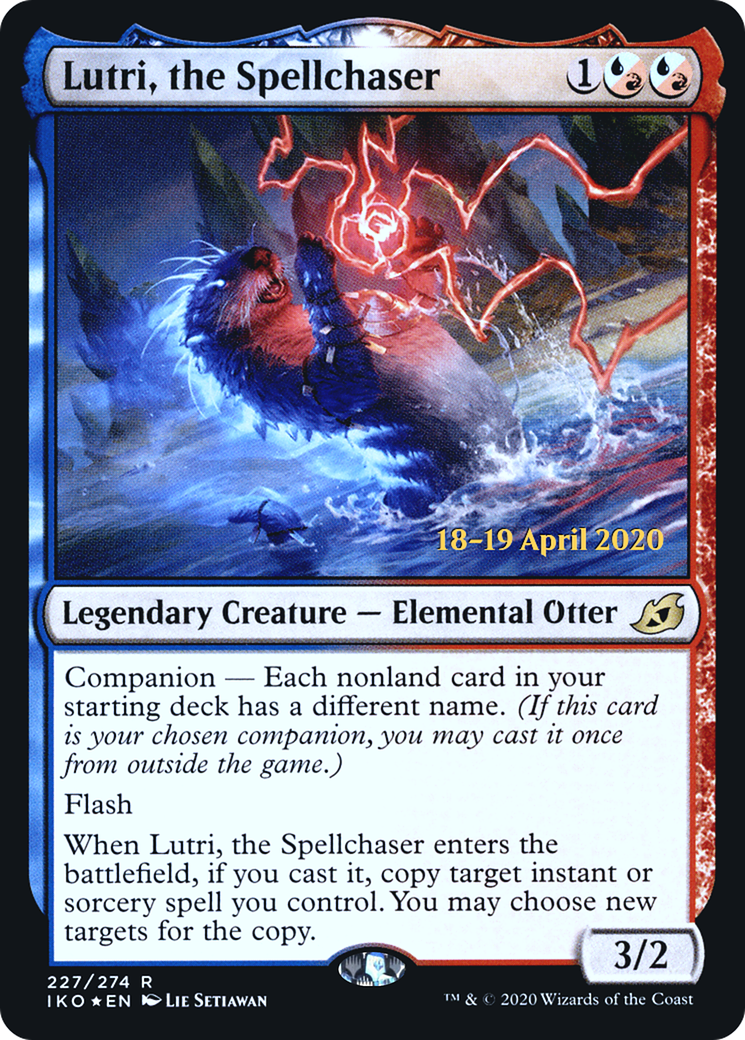{R} Lutri, the Spellchaser [Ikoria: Lair of Behemoths Prerelease Promos][PR IKO 227]