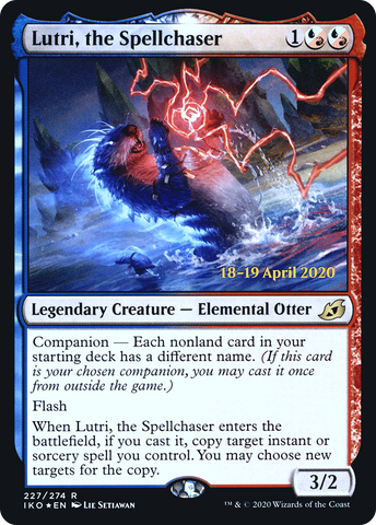 {R} Lutri, the Spellchaser [Ikoria: Lair of Behemoths Prerelease Promos][PR IKO 227]
