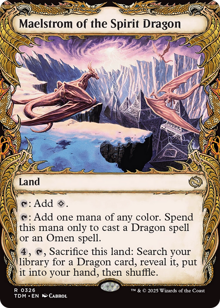 {@R} Maelstrom of the Spirit Dragon (Showcase) [Tarkir: Dragonstorm][TDM 326]
